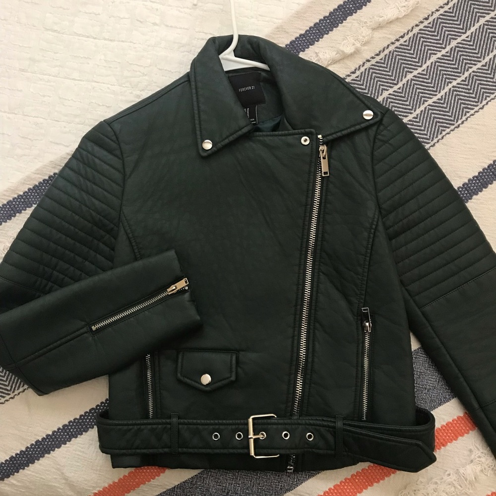 Forever 21 Moto Leather Jacket